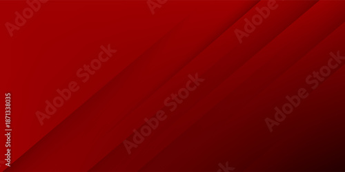 Red line with white architecture futuristic background minimal concept vector illustration subtle design.