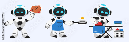 Domestic Robots Performing Household Chores Automation