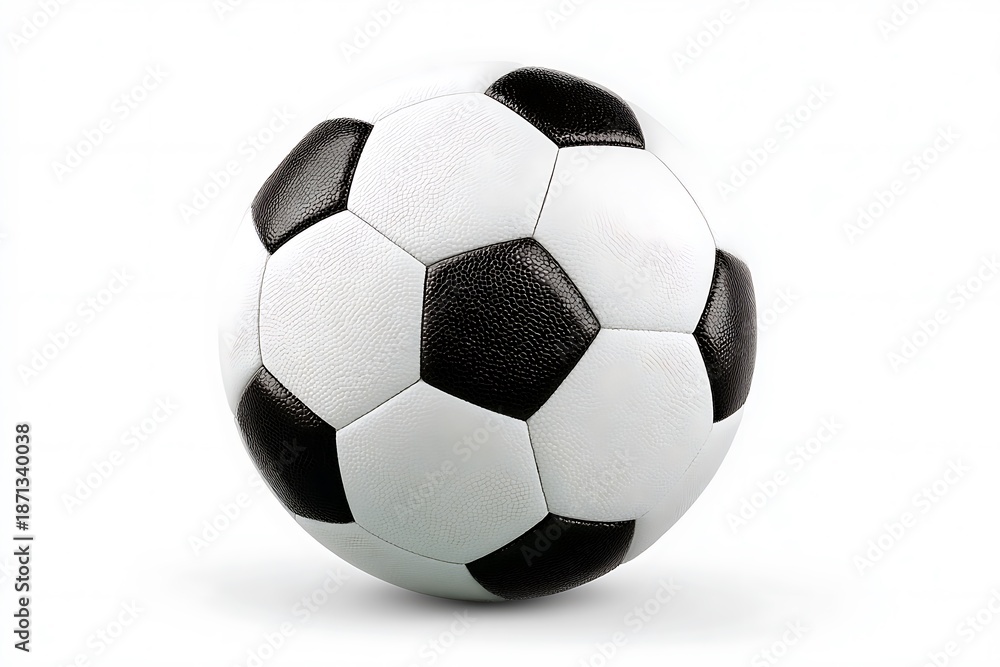 Naklejka premium soccer ball isolated on white
