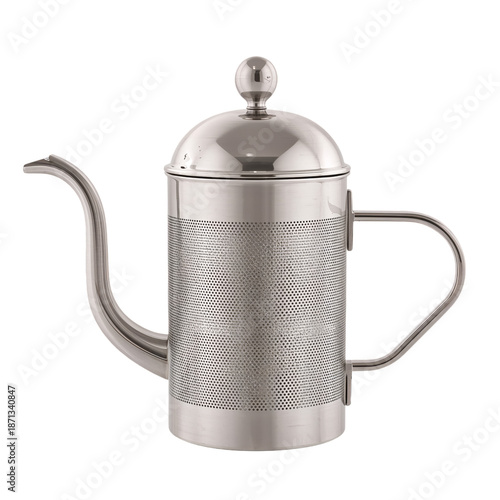 Stainless Steel Teapot for Brewing Tea at Home or in a Cafe Setting With Lid ...