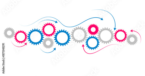 ingranaggi, macchina, strategia, processo, meccanismo,

