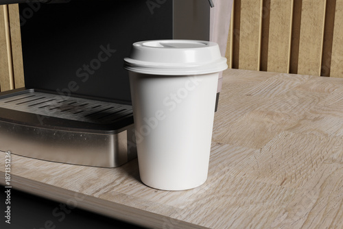 Realistic Coffee Cup Packaging Mockup for showcasing your design to clients