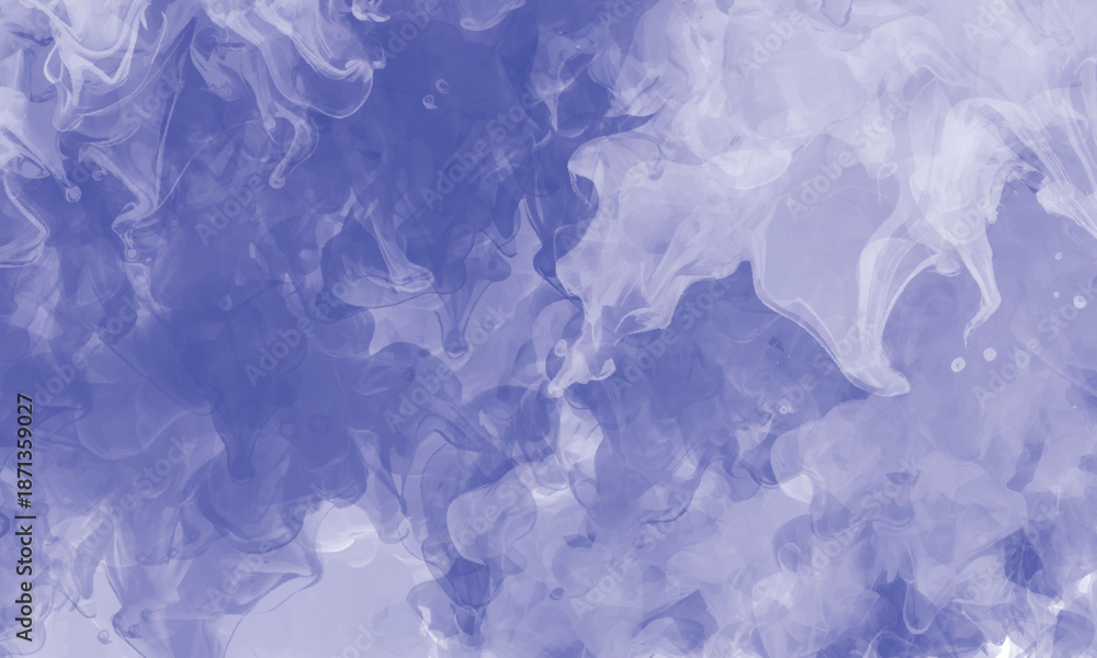Obraz premium Flowing Ink Clouds Forming a Contemporary Abstract Background Design