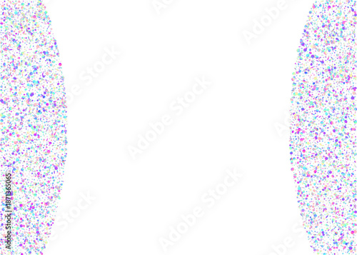 Neon Serpentine. Hologram Paper. Blue Happy Effect. Isolated Poster. Laser Isolated Template. Falling Dust. Transparent Burst. Light Texture. Purple Neon Serpentine