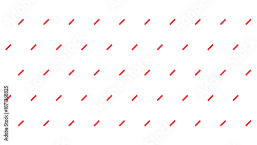 Φωτογραφία Vibrant red slanted line pattern over white background for modern graphic design