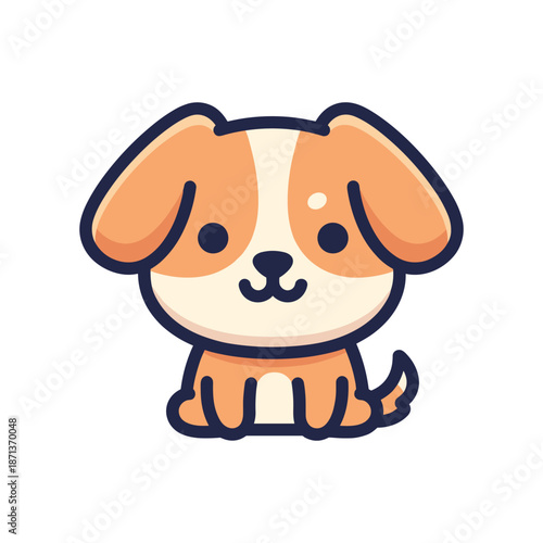 Adorable Cartoon Dog Illustration