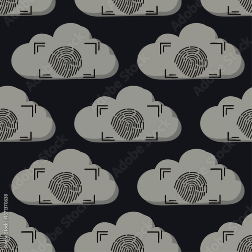 Cloud Security Pattern: Fingerprint Biometric Data Protection and Digital Privacy in Secure Online Storage Solutions