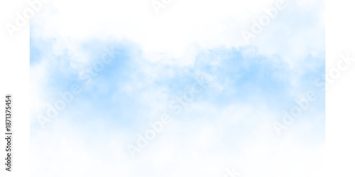 Εκτύπωση καμβά Dark blue smoke billowing on a black background mysterious fog texture atmospher