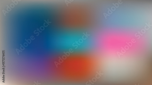 Highly saturated abstract background featuring contrasting fields of deep blue bright pink and vibrant red