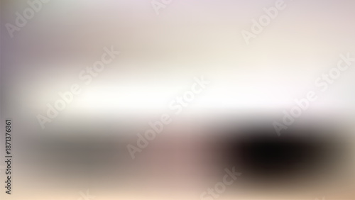 Minimalist blurred white and beige background with subtle dark elements, ideal for elegant product displays or clean website layouts