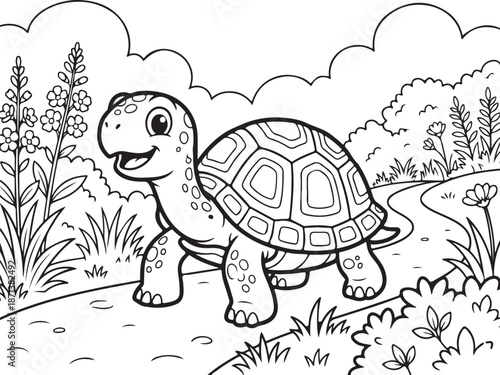 Bold And Easy Cartoon Coloring Pages For Kdp 