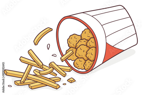 Hand Drawn Cartoon Wooden Matchsticks Burning Marshmallows Over Flame wooden matches