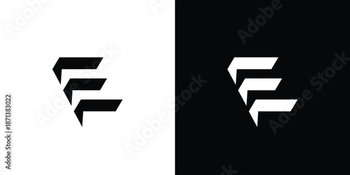 Unique and modern E logo design