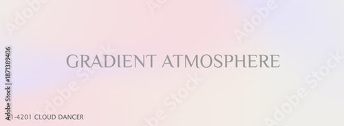 Light gradient look with blue tint and white diffusion, giving cloud curves. A balanced gradient background with smooth blue fades and white cloud softness.