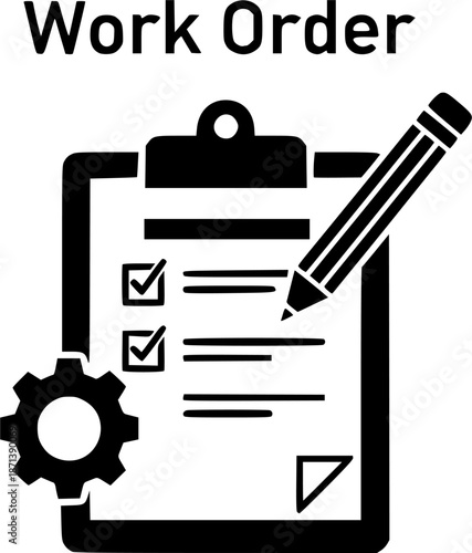 work order icon , business icon
