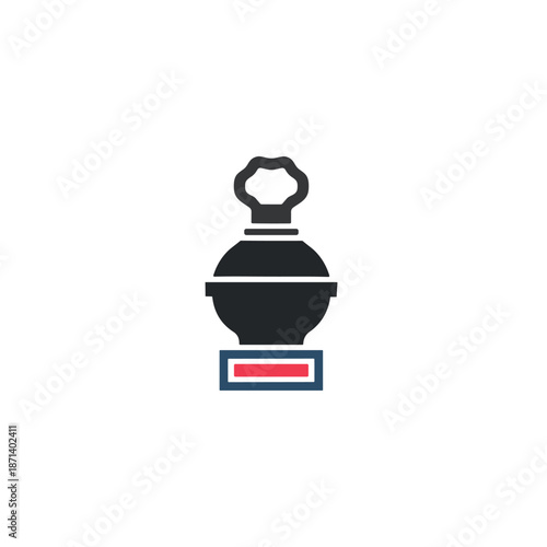 Car jack icon logo flat vector design