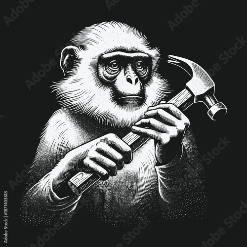 Monkey with Hammer: A Study in Tool Use and Intent.