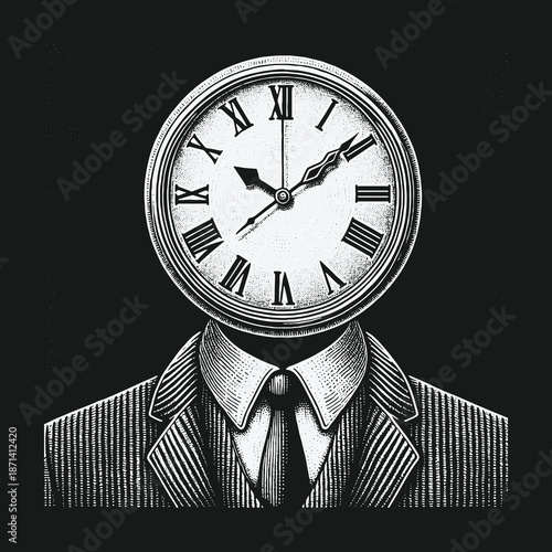 The Timeless Executive: A Conceptual Illustration of Time Management.