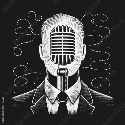 The Power of Voice: A Conceptual Illustration of Communication.