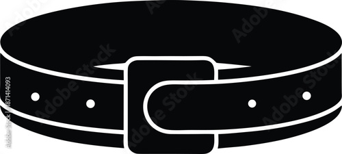 Mystical Belt silhouette vector art Illustration