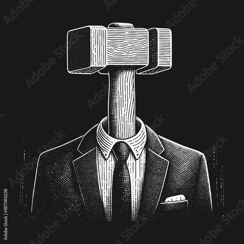 The Hammerhead Businessman: A Study in Corporate Pressure.