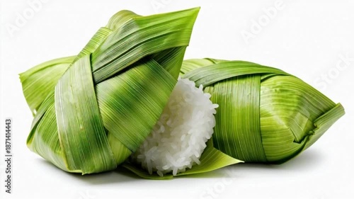 green cabbage on a white background