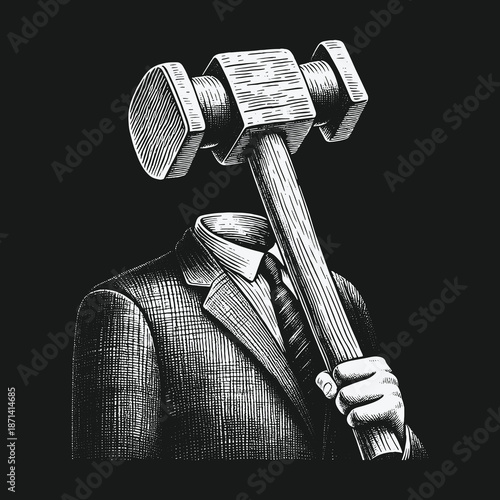 The Weight of Responsibility: A Man Under Pressure.