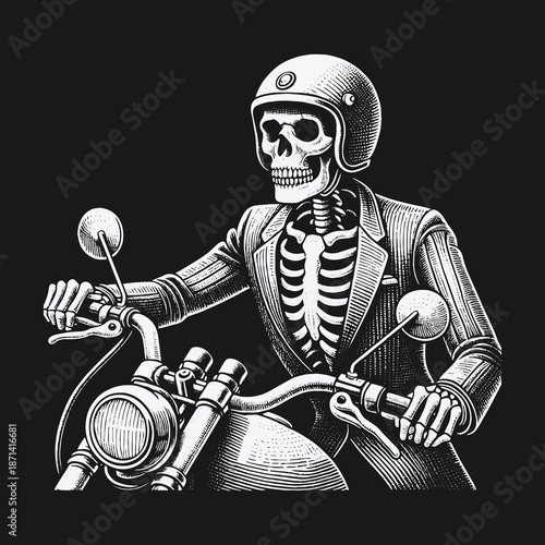 Skeleton Biker: A Grim Riders Journey on Two Wheels.