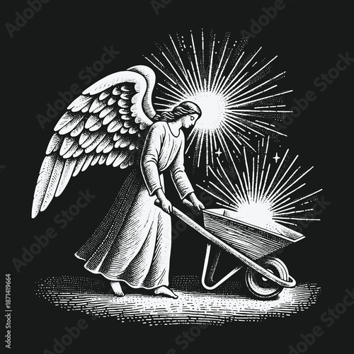 Angel of Light: A Celestial Beings Labor of Radiance.