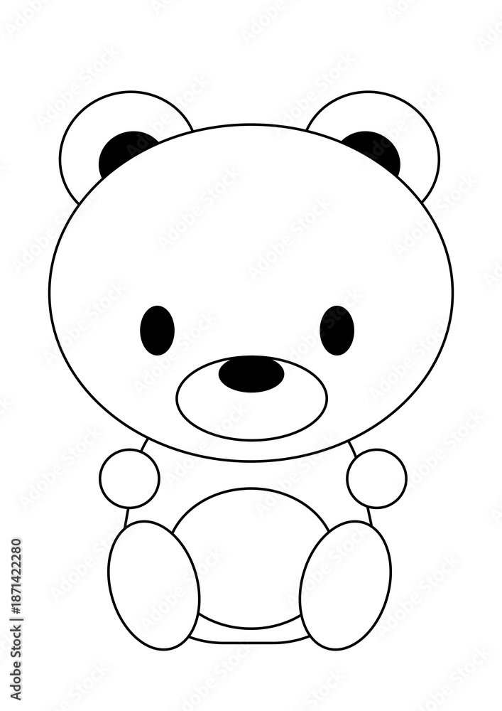 Obraz premium coloring pages illustration for kids