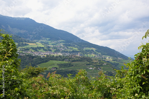 Feldthurns is located on a mountainside in the Eisack Valley in Italy.