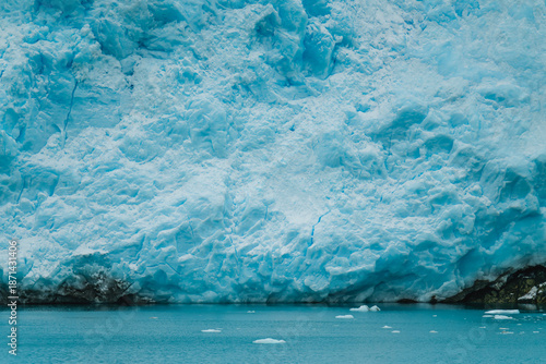Fotografie Antarctica Admiralty Bay Glacier Wall of Ice
