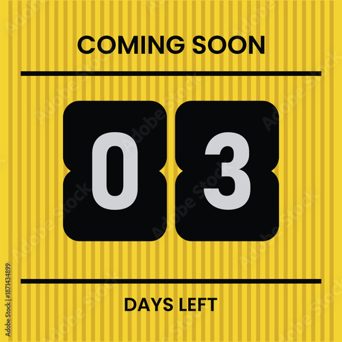 coming soon only three days left