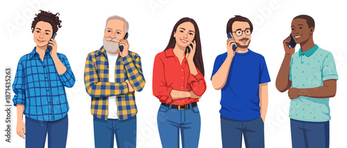 Silent but intense technological bond between individuals of the digital age.