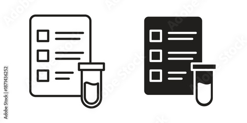 Test icons logo design, Pictogram Icons