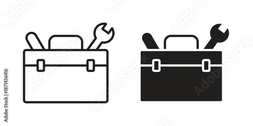 Toolbox icons logo design, Pictogram Icons