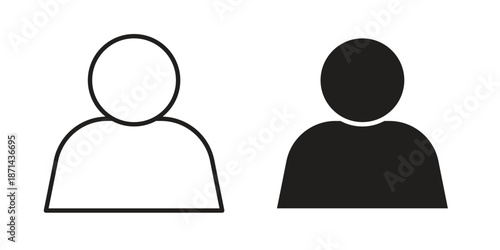 User icons logo design, Pictogram Icons