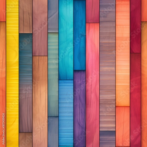 Rainbow wood planks seamless pattern, rainbow wood texture pattern, colorful wood plank pattern, wooden background, wood texture, wood digital paper
