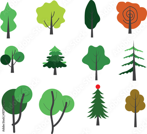 collection of trees