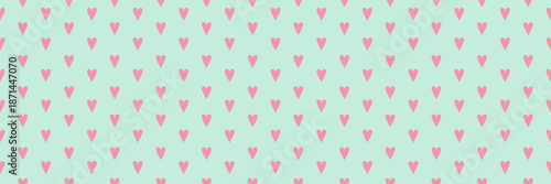 Loving Hearts seamless Pattern texture, Web banner