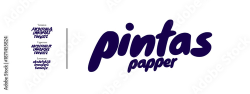 Font bubble font bubbles for logo simple design Alphabet typography 