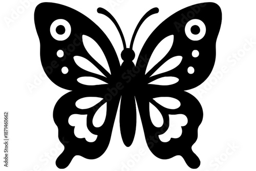 butterfly vector illustration,
Clean Butterfly Icon, Simple Vector for Web