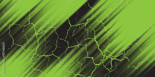 light green black brush wrap car sticker pattern abstract banner sporty lines black light green color combination grunge brush pattern racing motorsport design, vector
