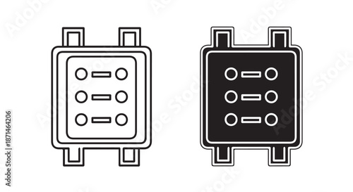 USB Type C and Micro USB Connectors Comparison Isometric View Technology Concept Minimalist Design
