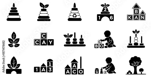 Eco Friendly Wooden Toys Sustainable Play Silhouette