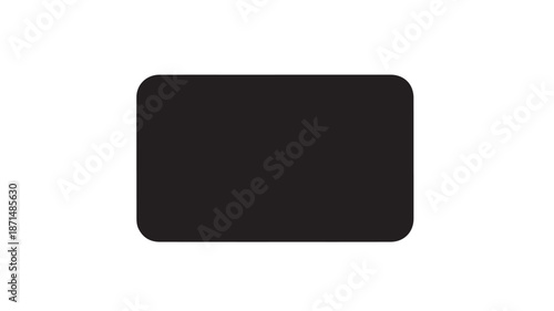 Black Rectangle on White Background