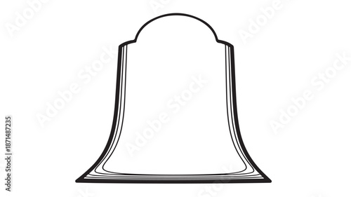 Bell Illustration Isolated on White Background