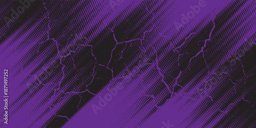 purple black brush wrap car sticker pattern abstract banner sporty lines black purple grunge color combination brush pattern racing motorsport design, vector