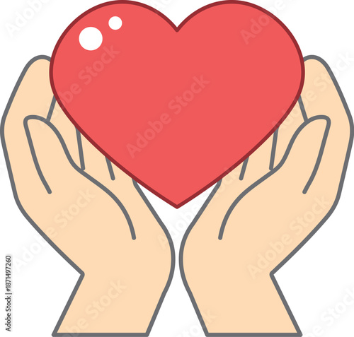 包み込むハート