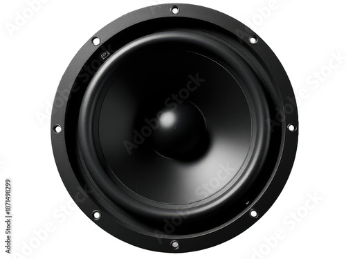 Wallpaper Mural A clear shot of a speaker on a white background, perfect for presentations or public speaking images Torontodigital.ca